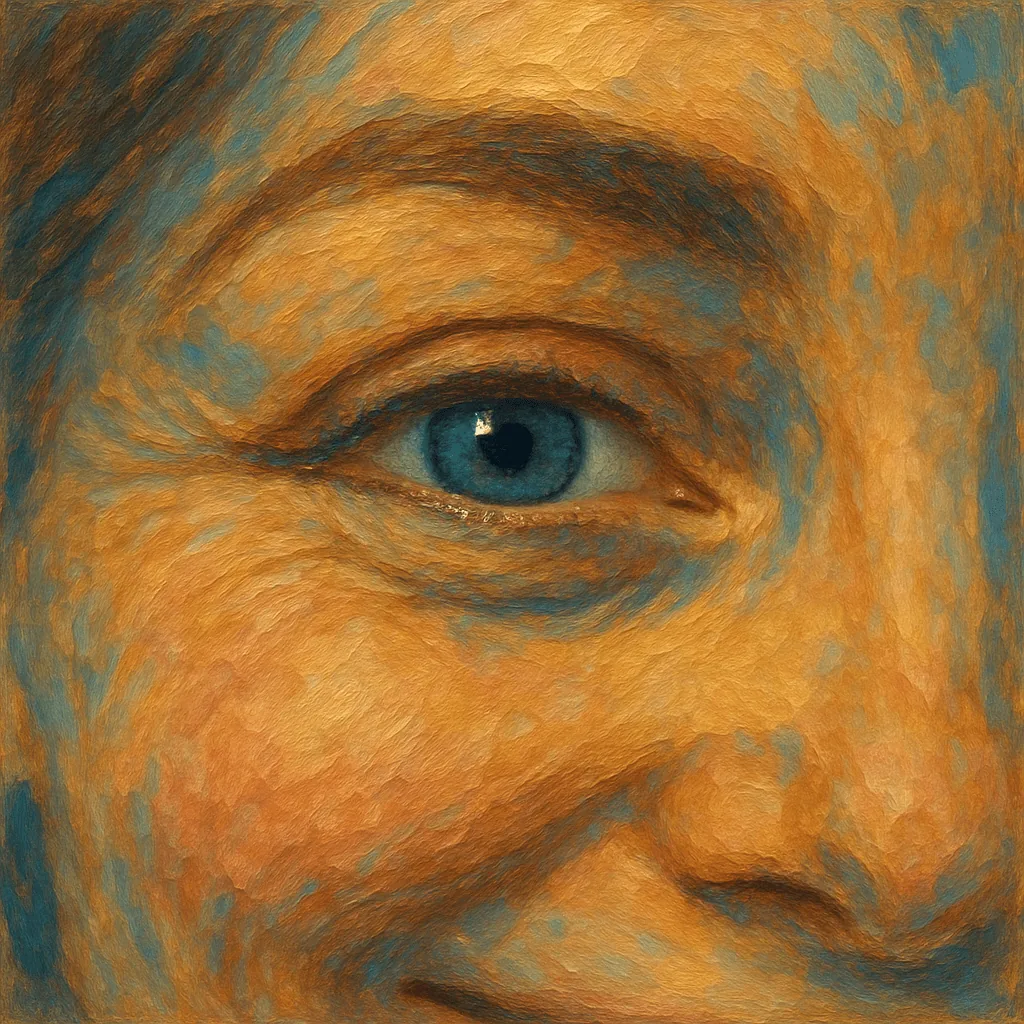 Yağlıboya göz illüstrasyonu 2/12