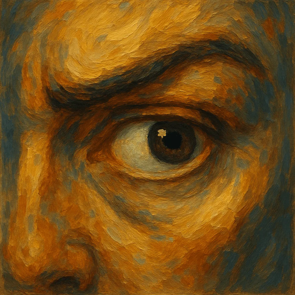 Yağlıboya göz illüstrasyonu 7/12